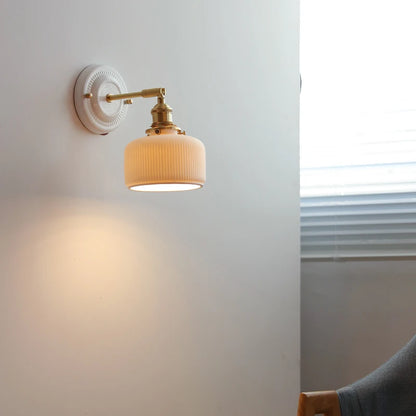 Luminária de Parede Cerâmica Nórdica