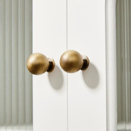 Puxador Retro em Latão para Gavetas e Armários