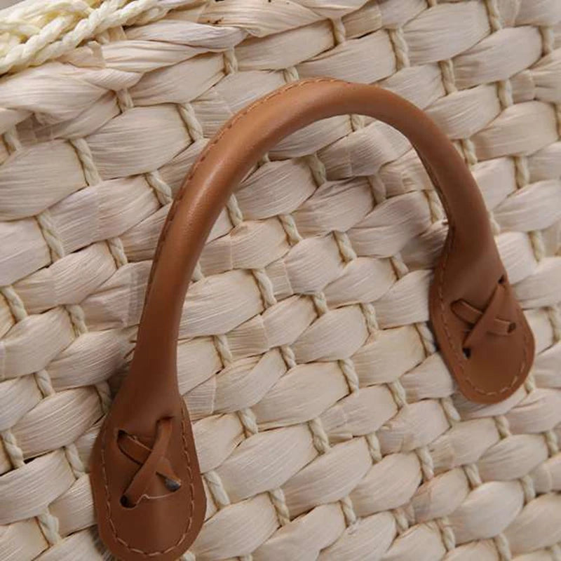 Cesta de armazenamento manual de tecido artesanal cestas de vime para lavanderia organizador de artigos diversos roupas brinquedos recipiente decoração-marrom
