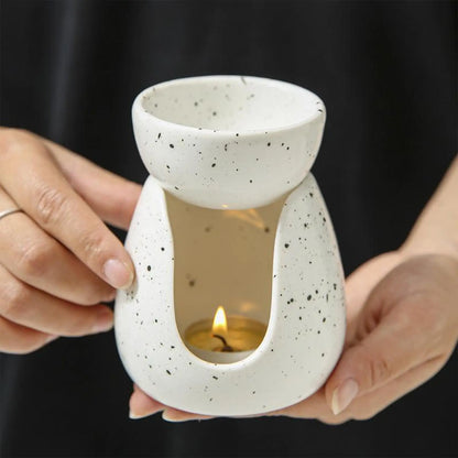 Aromaterapia Óleo Essencial Aquecedor, Tabletop Cera Derreter Queimador para Escritório, Casa, Quarto, SPA, Yoga