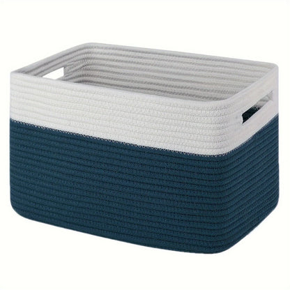 Cestas organizadoras, cestas de armazenamento tecidas para prateleiras, cestas de armazenamento de brinquedos infantis, cestas decorativas para casa Cadeaux InvitéS 
