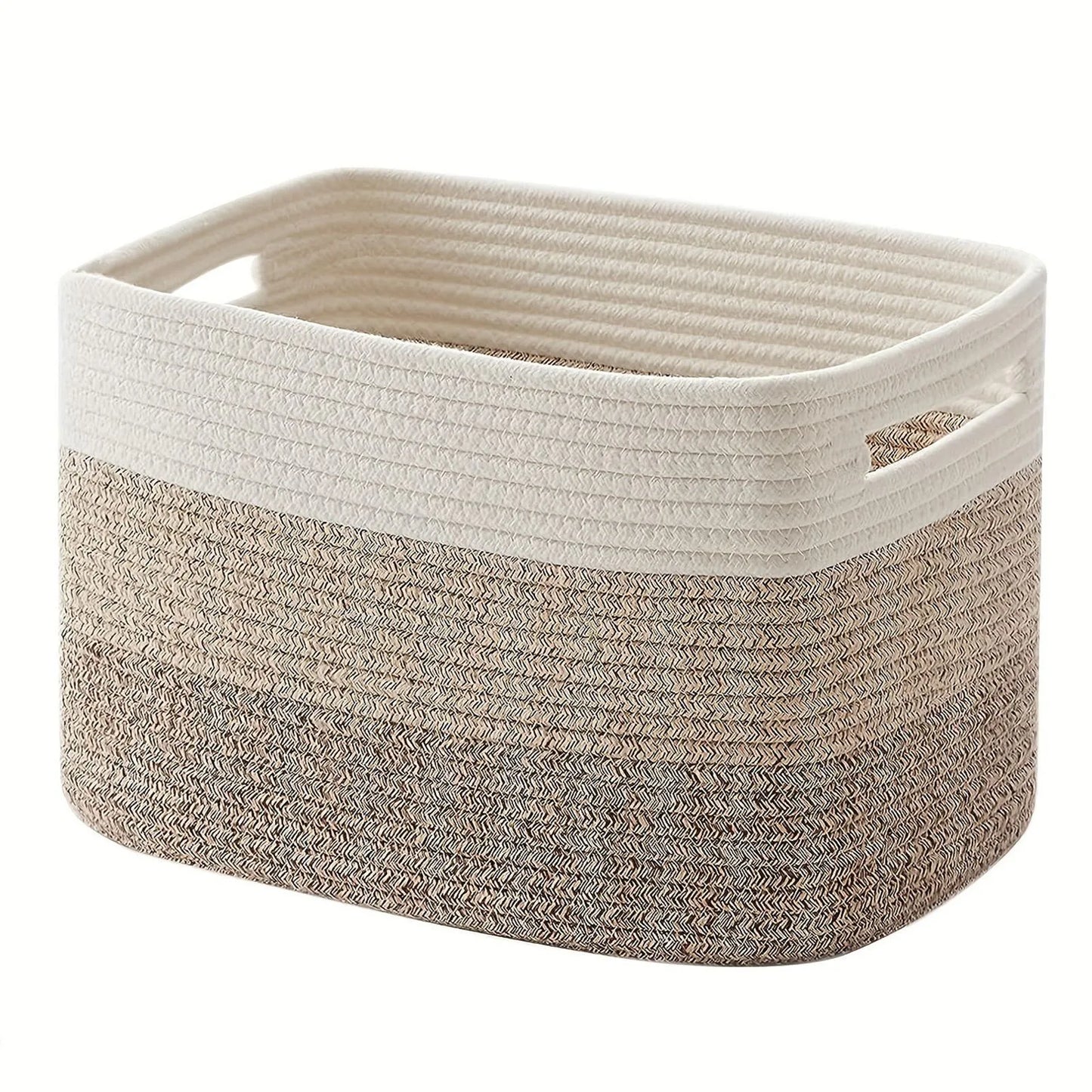 Cestas organizadoras, cestas de armazenamento tecidas para prateleiras, cestas de armazenamento de brinquedos infantis, cestas decorativas para casa Cadeaux InvitéS 