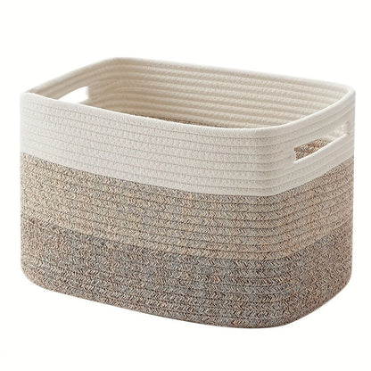 Cestas organizadoras, cestas de armazenamento tecidas para prateleiras, cestas de armazenamento de brinquedos infantis, cestas decorativas para casa Cadeaux InvitéS 