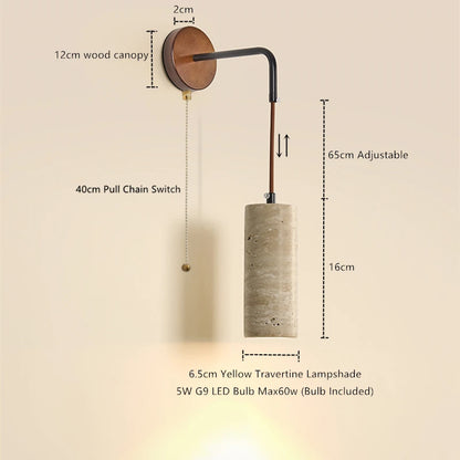 Luminária de Parede Travertino