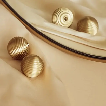 Maçaneta de Gaveta Dourada em Latão