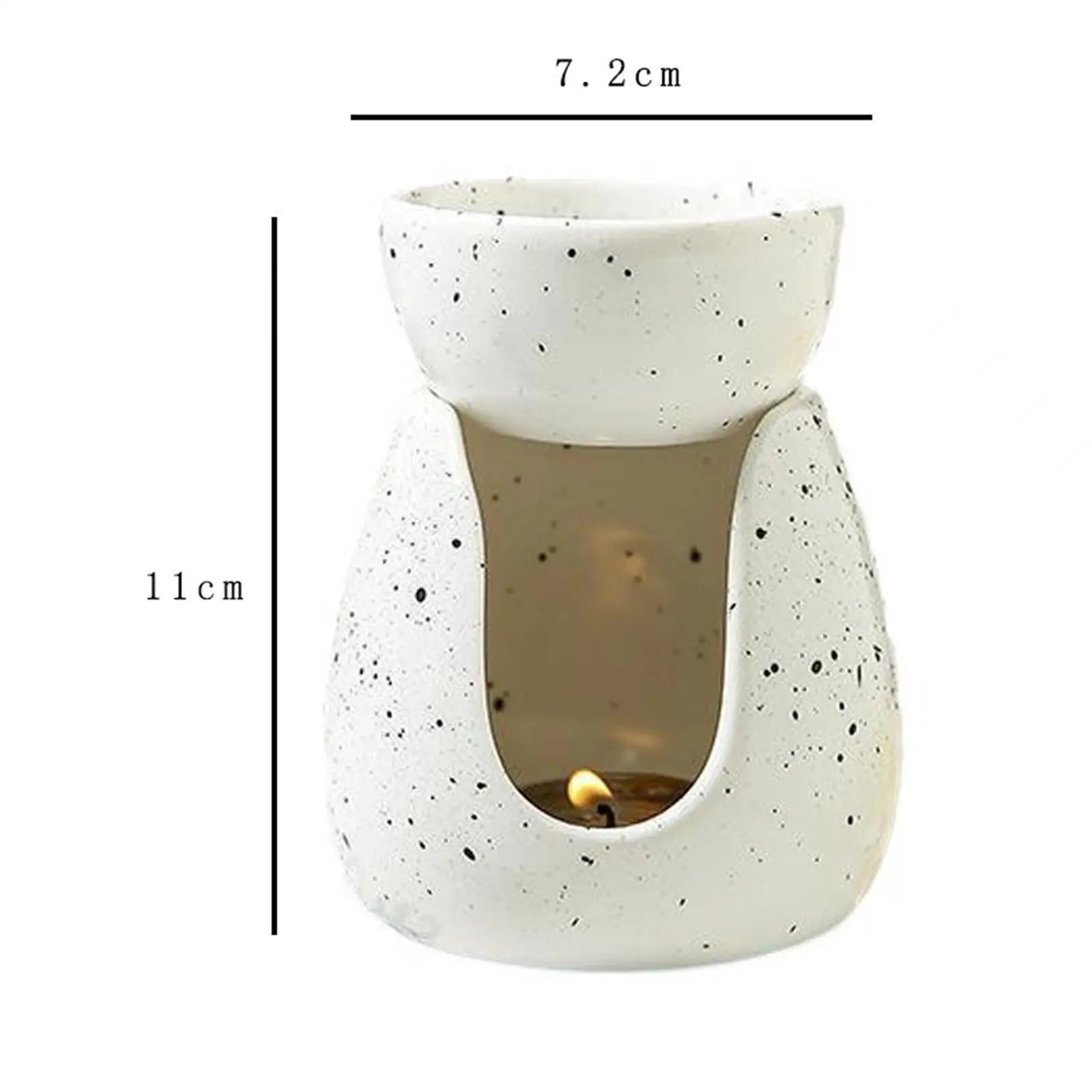 Aromaterapia Óleo Essencial Aquecedor, Tabletop Cera Derreter Queimador para Escritório, Casa, Quarto, SPA, Yoga