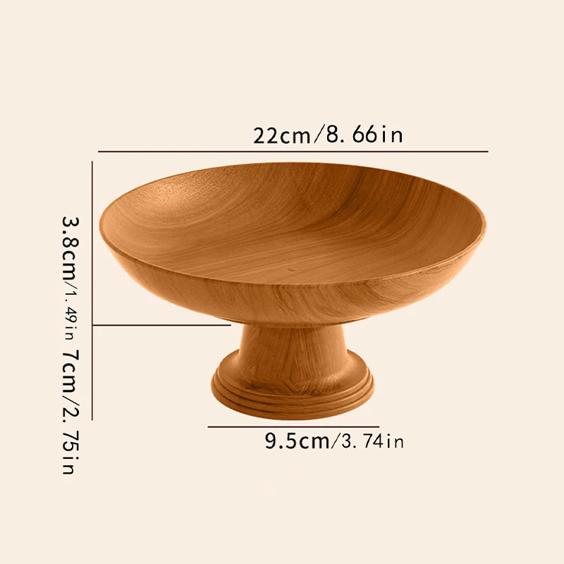 Bandeja Decorativa de Frutas em Plástico