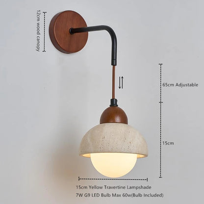Luminária de Parede Travertino