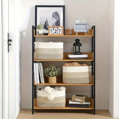 Bohemian estilo algodão corda cestas de armazenamento, grande capacidade, casa brinquedos, roupas, 1, 2, 3