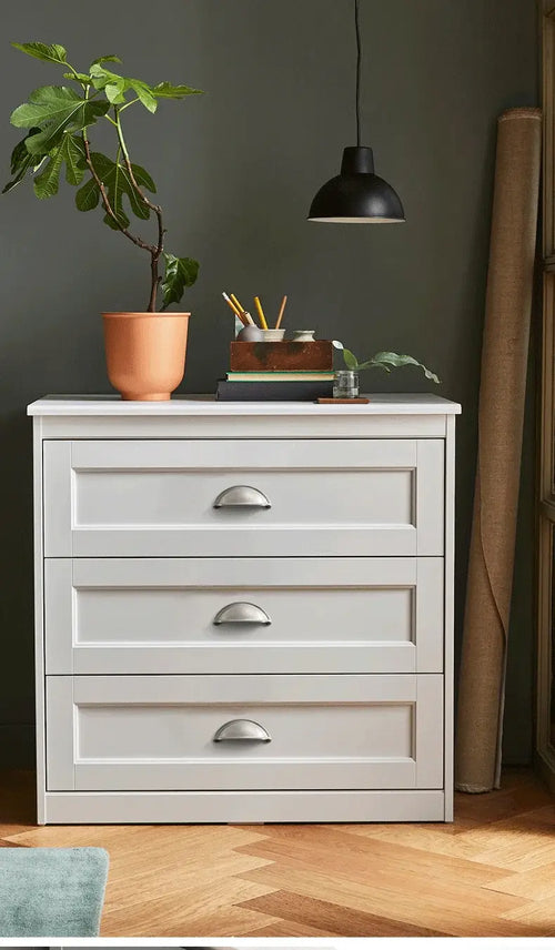 Puxadores de Móveis em Latão Prateado