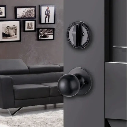 Fechadura de Porta Elegância Rústica em Liga de Zinco