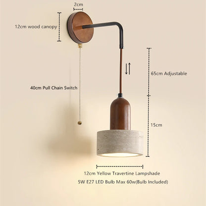 Luminária de Parede Travertino