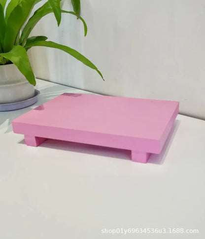 Suporte de Madeira Elegante para Decoração