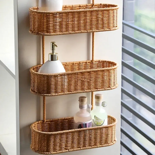 Prateleira Multiuso em Fibra Natural