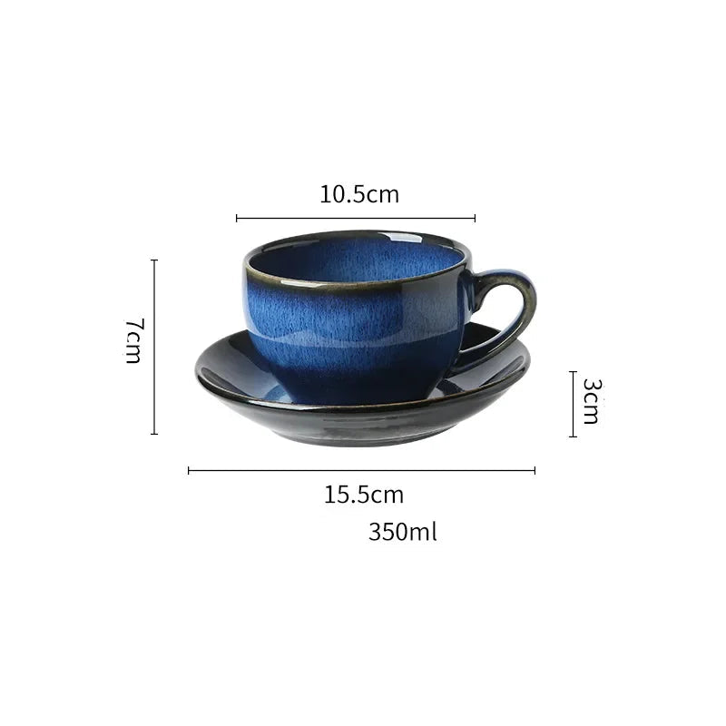 Xícara de Café com Pires em Cerâmica