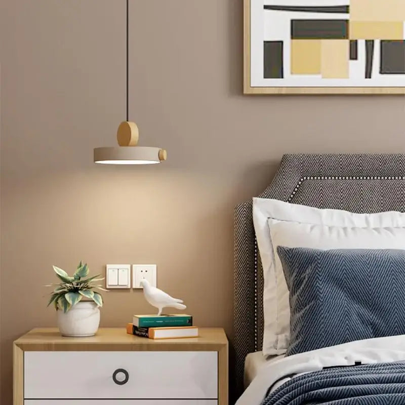 Luminária Pendente Nórdica LED Macaron