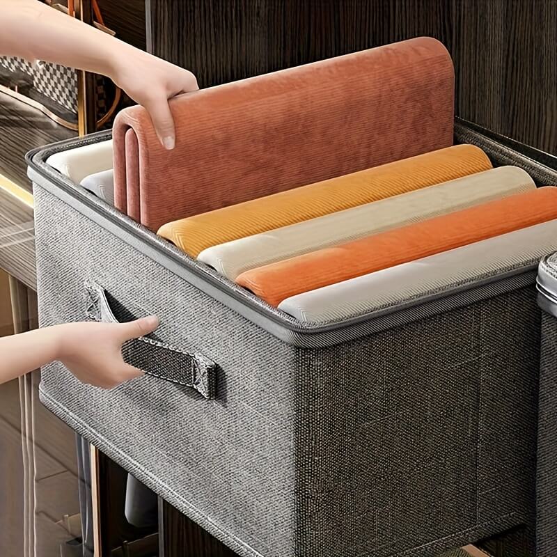 Organizador de Roupas Desmontável com Zíper e Alça