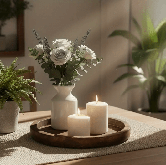 Bandeja de Madeira Rústica