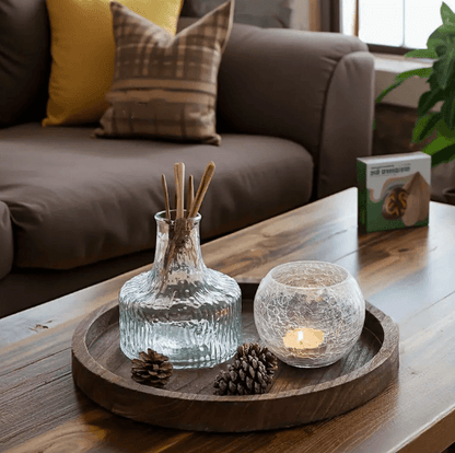 Bandeja de Madeira Rústica