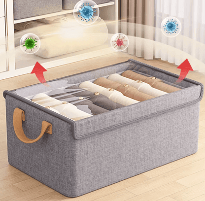 Caixa de Arrumação Dobrável com Estrutura de Aço