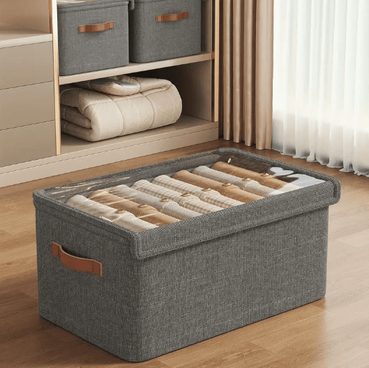 Caixa de Arrumação Dobrável com Estrutura de Aço