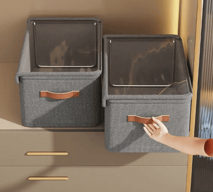 Caixa de Arrumação Dobrável com Estrutura de Aço