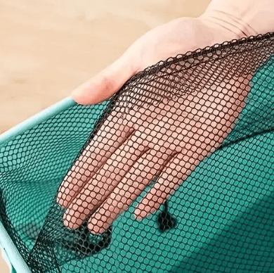 Cesto de Lavanderia Dobrável com Rodas