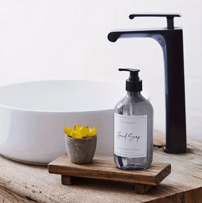 Suporte de Madeira Elegante para Decoração