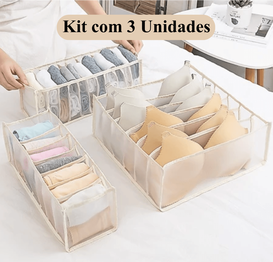 Organizador de Gavetas Harmony | Roupas Íntimas