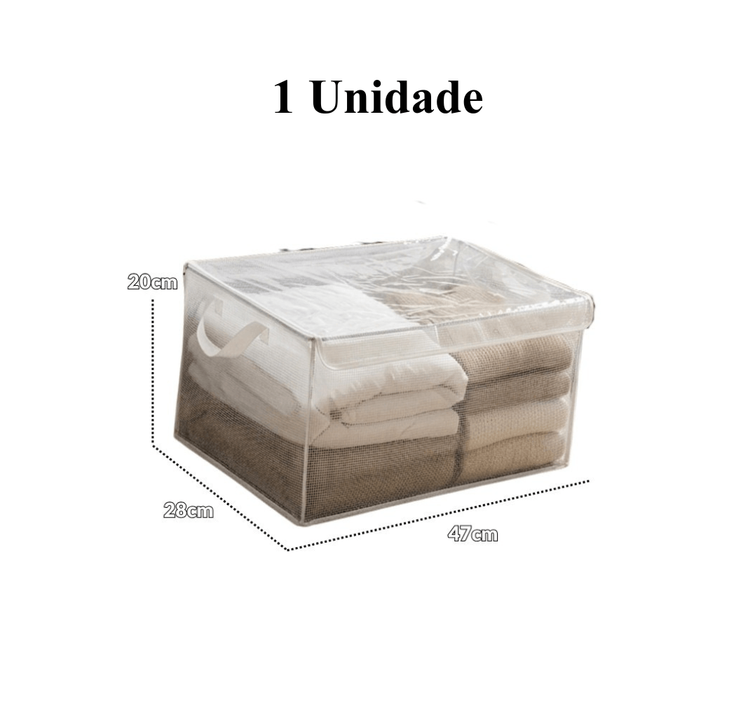 Organizador de Roupas Lumière | PVC Premium com Tampa
