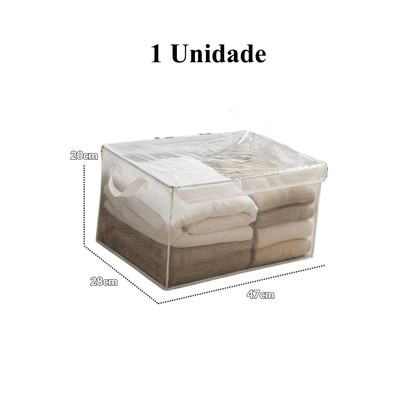 Organizador de Roupas Lumière | PVC Premium com Tampa