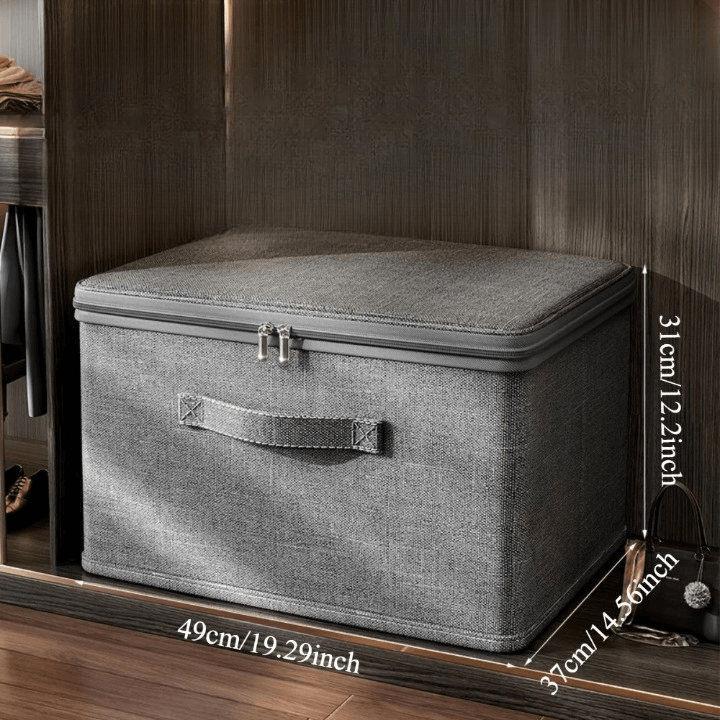 Organizador de Roupas Desmontável com Zíper e Alça