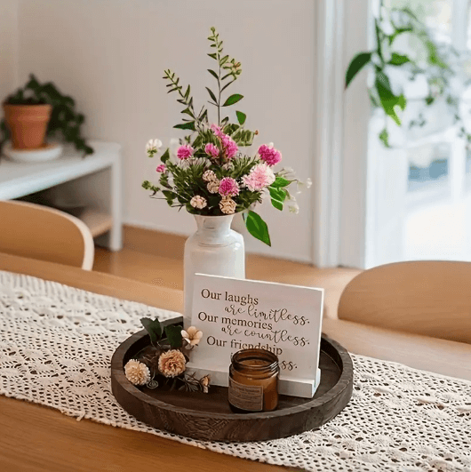 Bandeja de Madeira Rústica