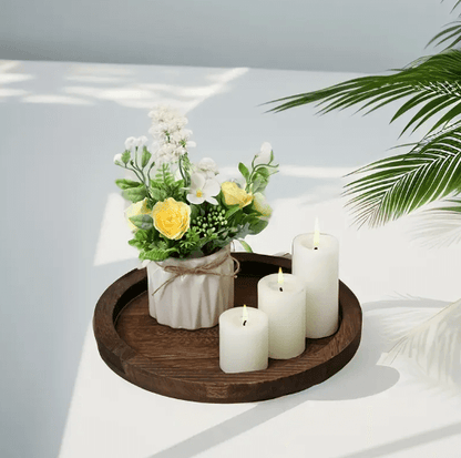 Bandeja de Madeira Rústica